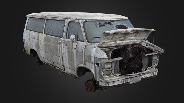 1983-1991 Vandura 3500 (wrecked) [Scan] 3D Model