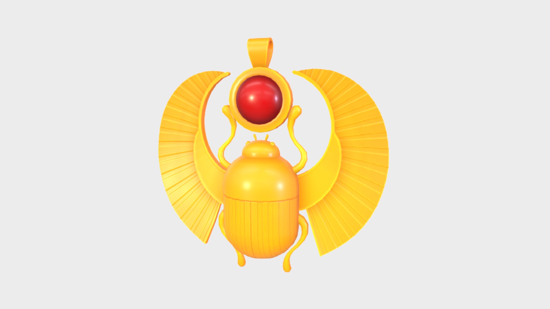 3D model Egypt Beetle - This is a 3D model of the Egypt Beetle. The 3D model is about sunburst chart.