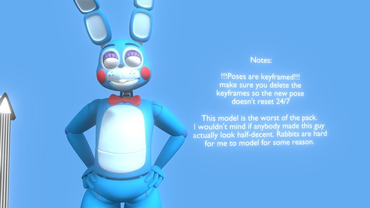 Toy Bonnie - V3 3D Model