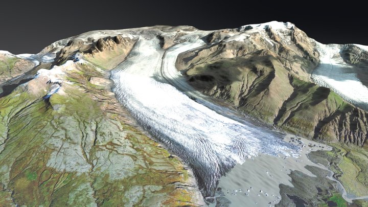 Skaftafell, Iceland 3D Model