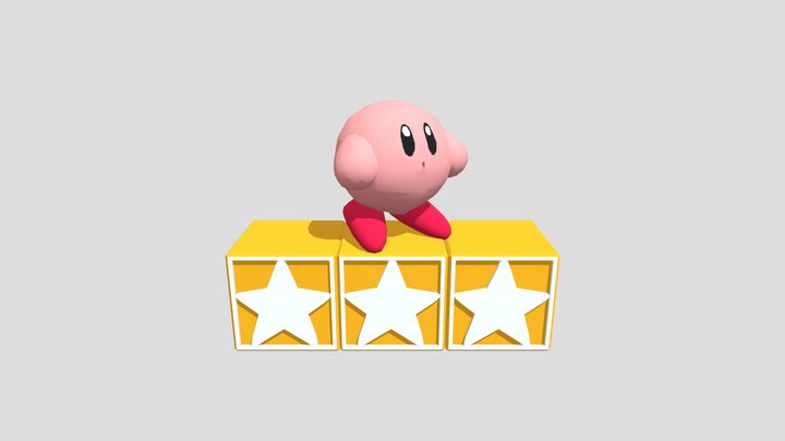 Kirby 3D Model