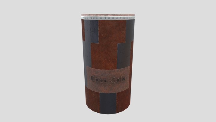 Experimented Coke Can 3D Model