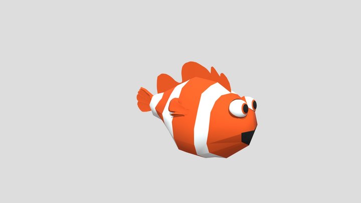 Wk5 Character Blockout Nemo 3D Model