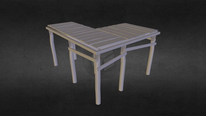 Fishing Platform 3D Model