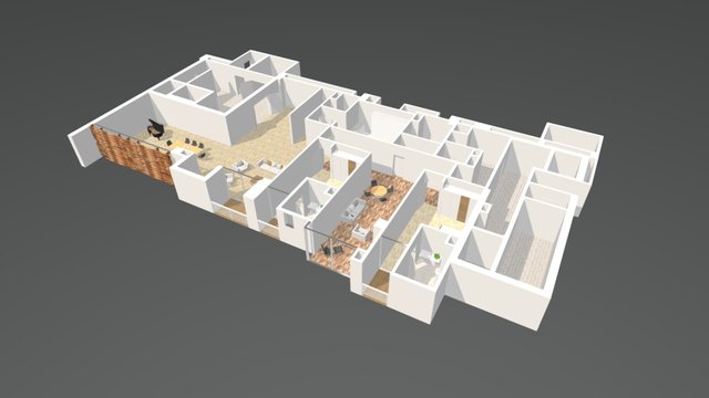 townhouse-2-bedroom.unity 3D Model