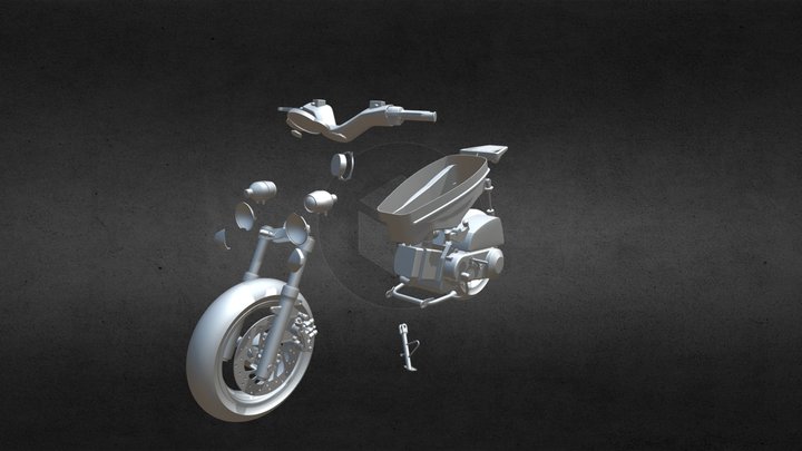 SCOOTER TianMa Tamisier 3D Model