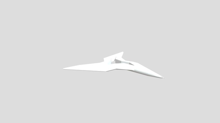 Futuristic Shuriken Weapon Ninja 3D Model