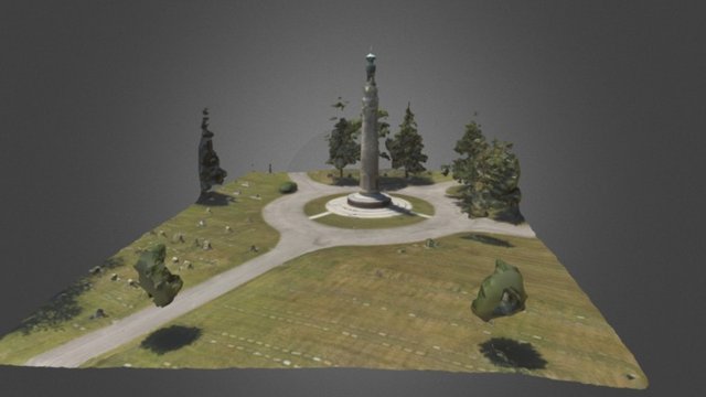 Toledo Memorial Park - Veterans Tower 3D Model