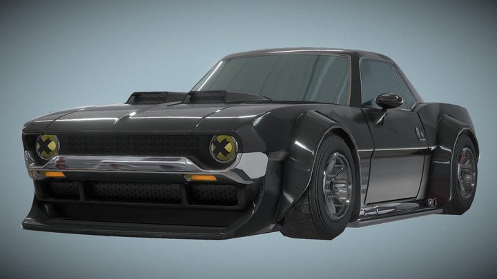 The Bad Guys car (2025 Model) 3D Model