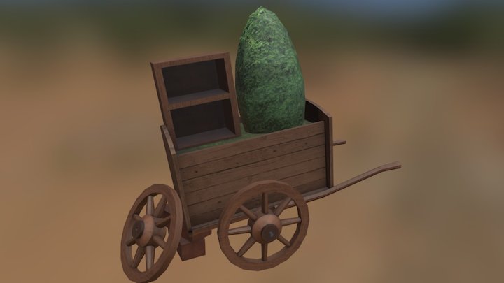 Wheel Barrow 3D Model