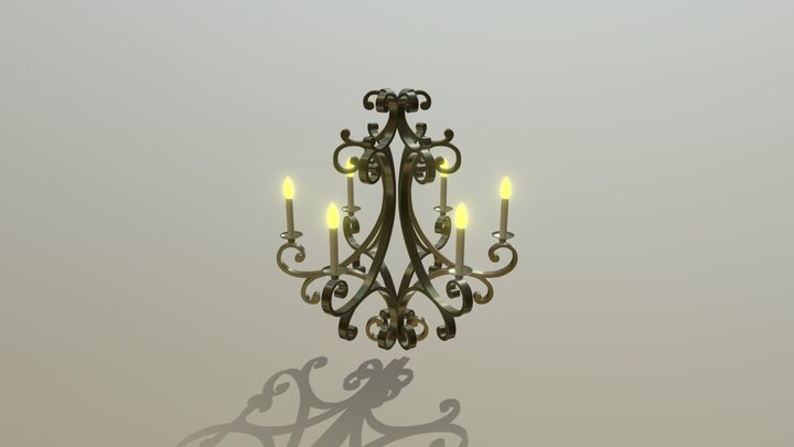 Люстра 3D Model