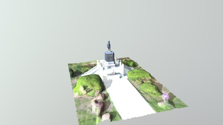 รูปปั้นรัชกาลที่6 3D Model