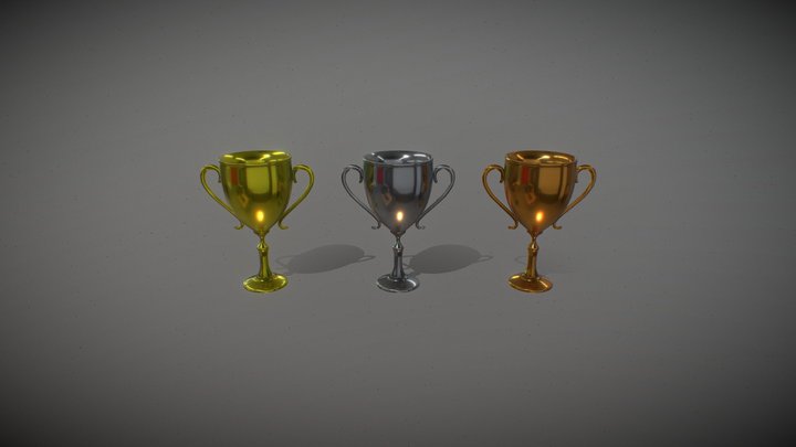 trophies 3D Model