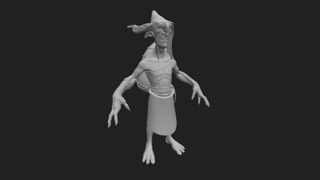 Goblin Creature Zbrush Model high poly 3D Model