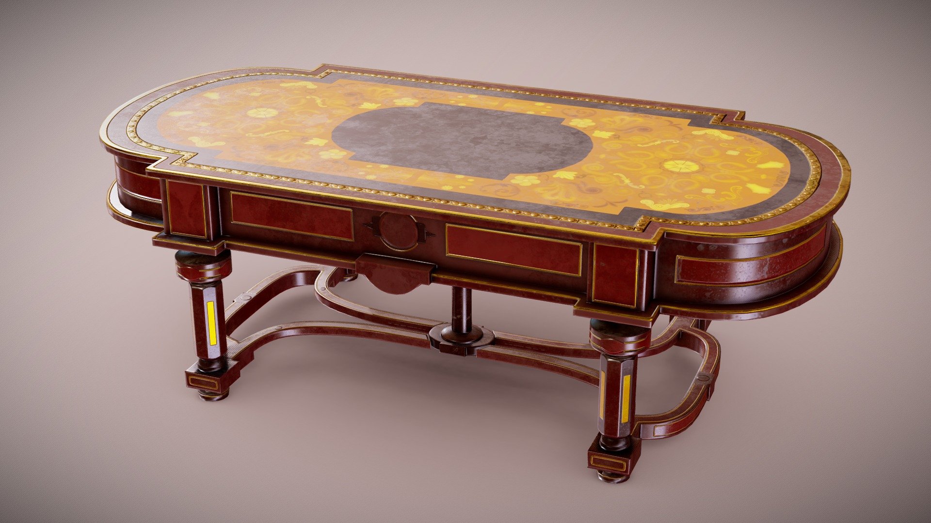 ATT - Table 03 - PBR Game Ready - Buy Royalty Free 3D model by Dekogon ...