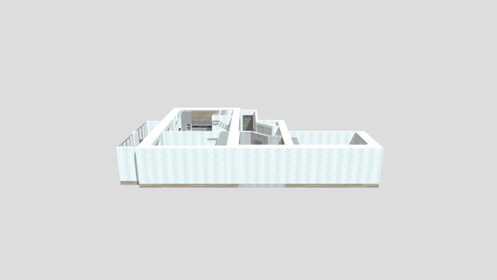 Квартира Щетининых (3) 3D Model