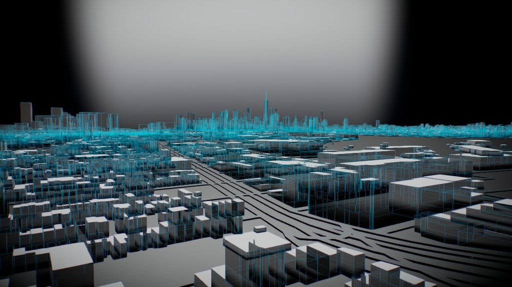 Manhattan island Metropolis 3D model by CinemaPlugins (Tools4D