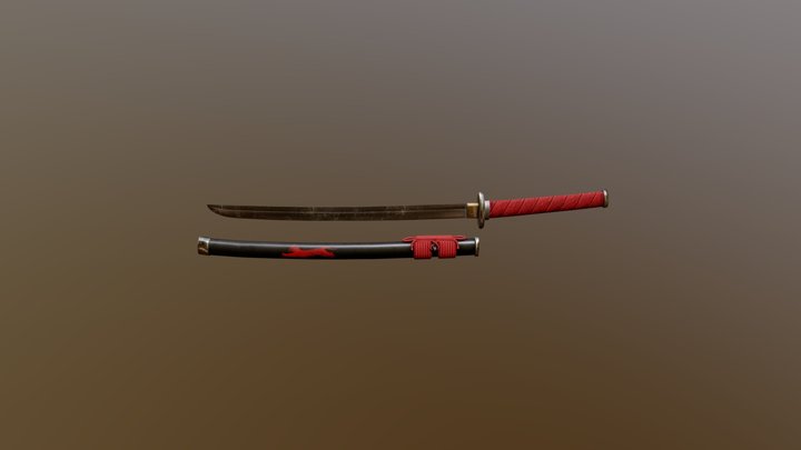 Chisa Katana 3D Model