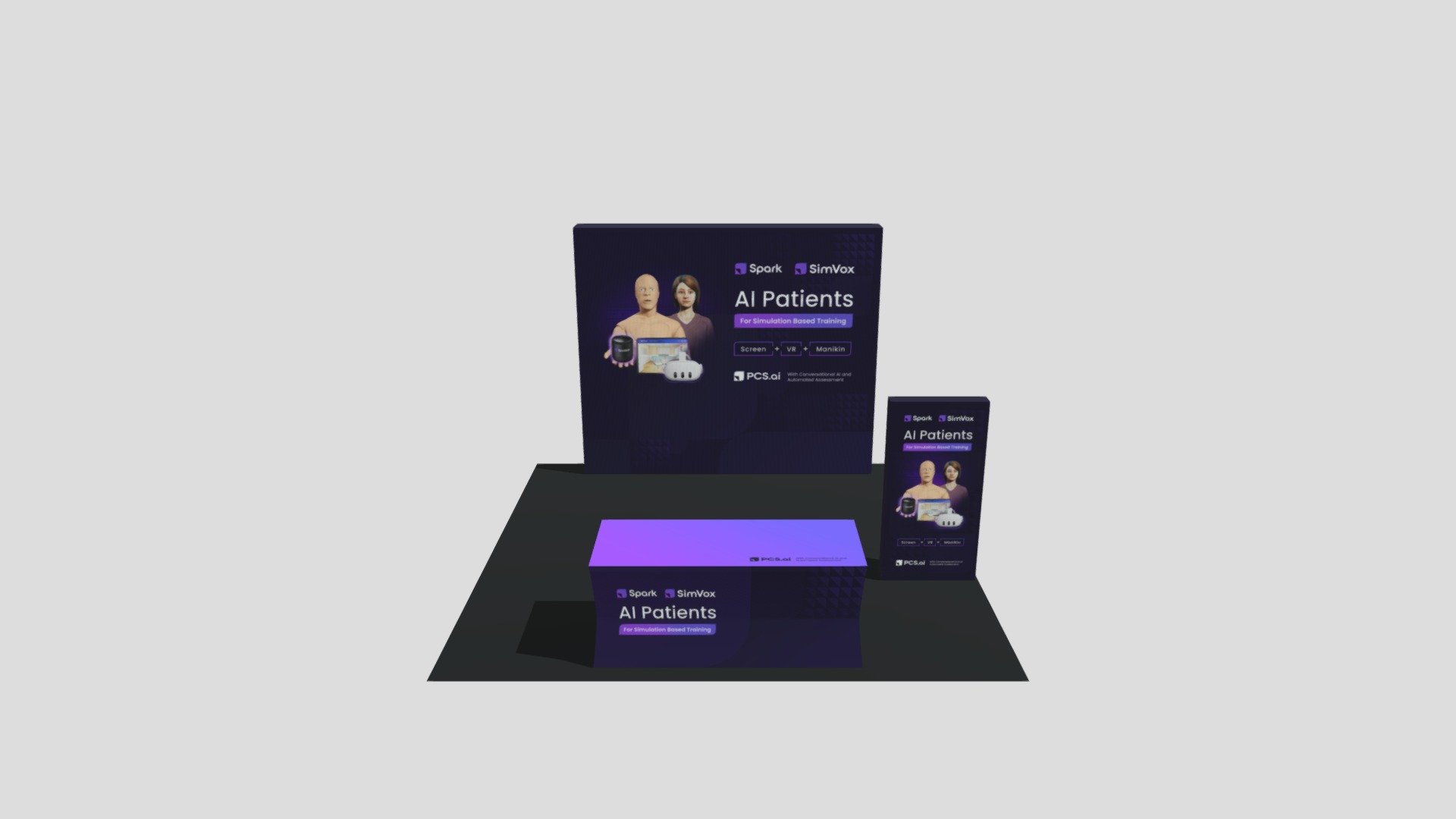 conference-booth-kit - 3D model by mkris [493fdee] - Sketchfab