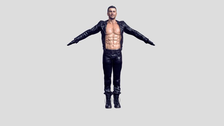 Motorbiker - Aron 3D Model