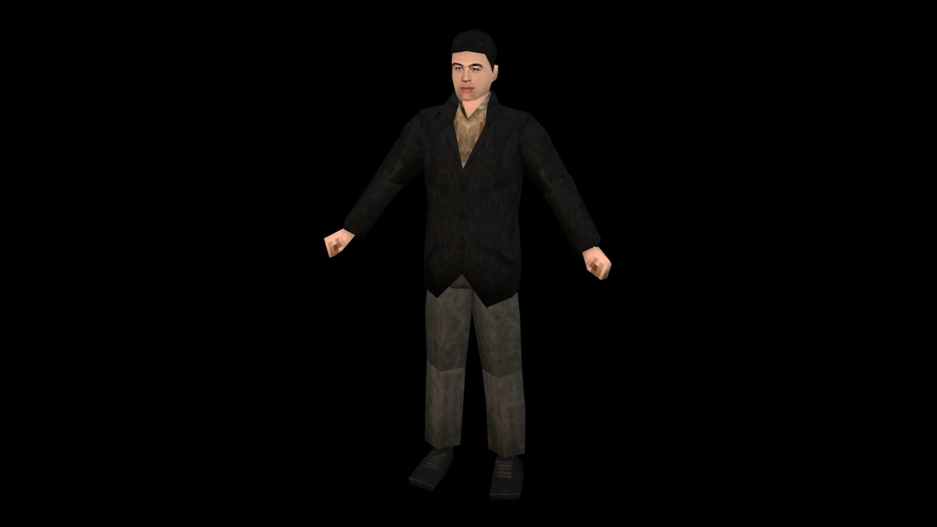 Danila Bogrov PS1 Style (Брат, Брат 2) - Download Free 3D model by ...