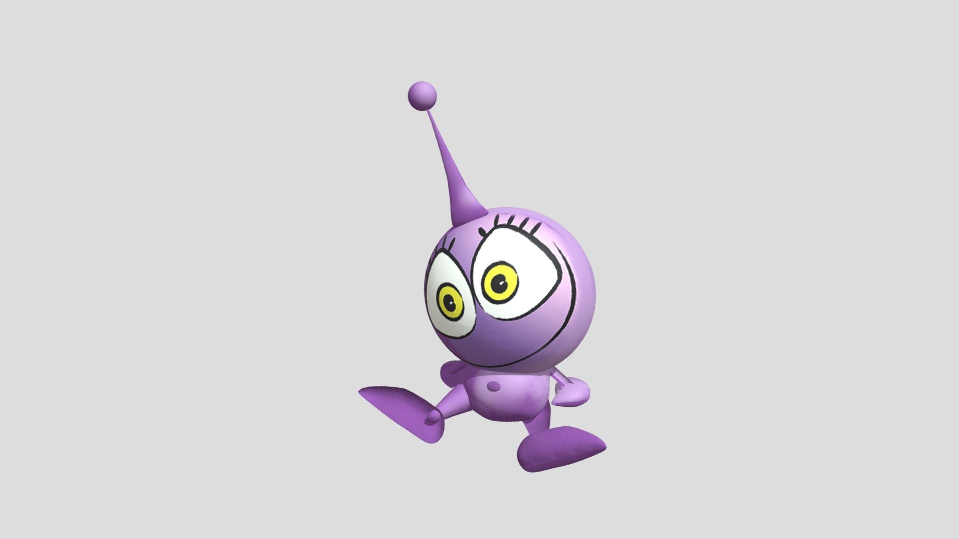 Purple Girl Alien by: Vegan Pete