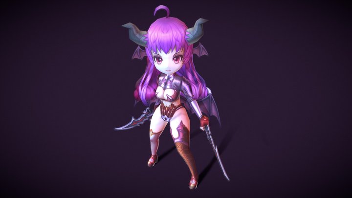 Casual RPG Monster - 24 Succubus 3D Model