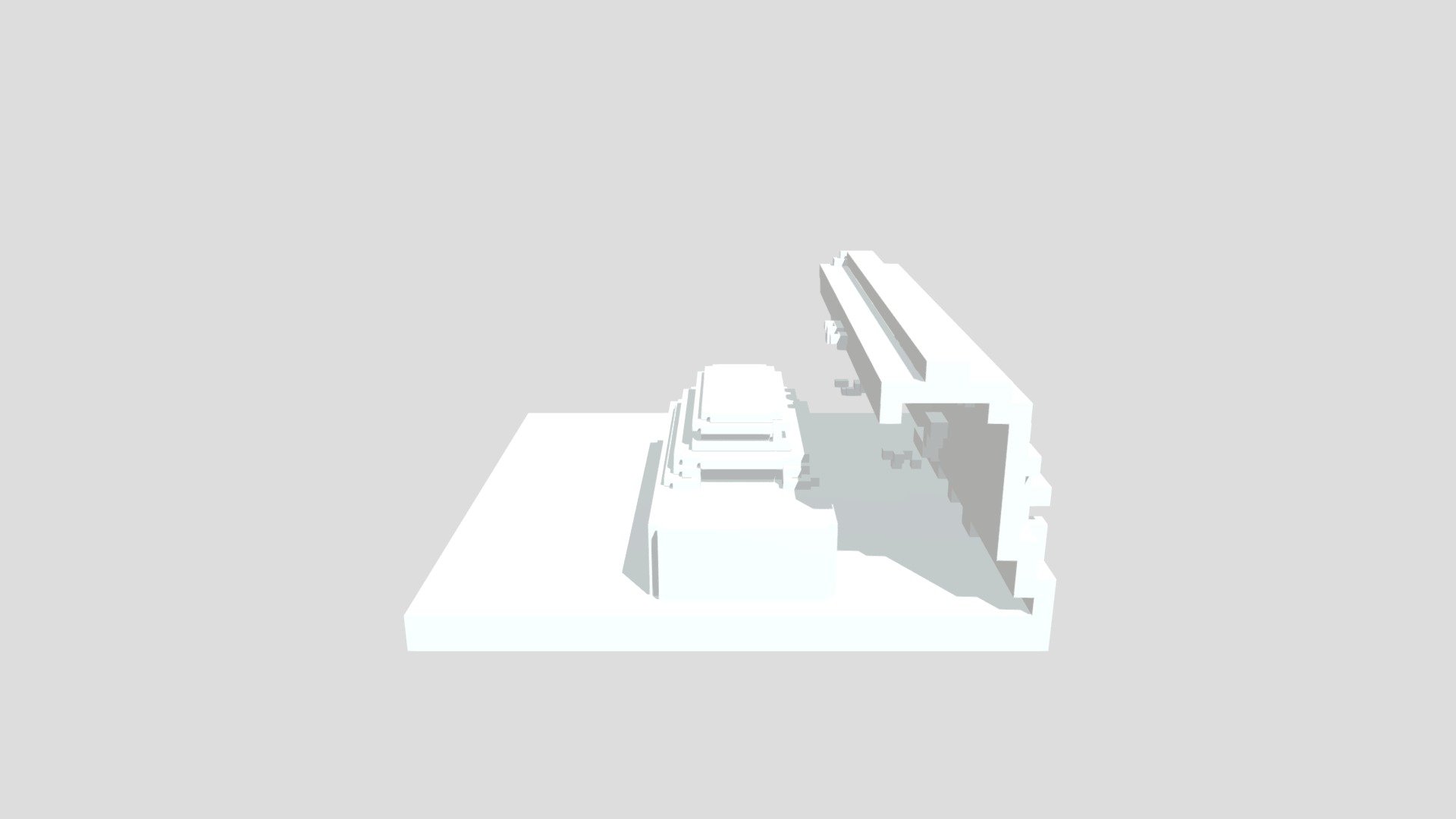 First 3D Model (Yacht)