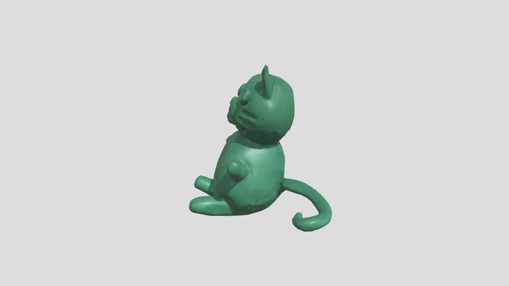 mahjoub cat – Kostenloses 3D-Modell STL