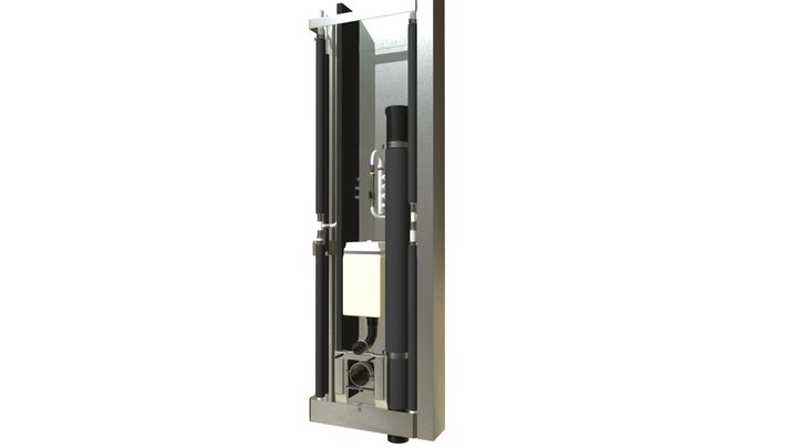 Standardkassett Hörn 3D Model