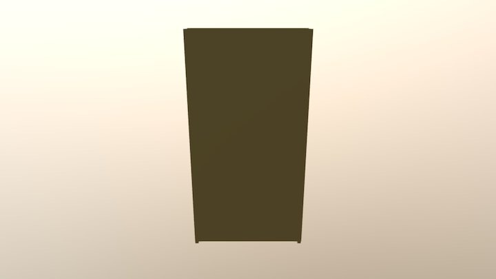 Shelf Door with Animation 3D Model