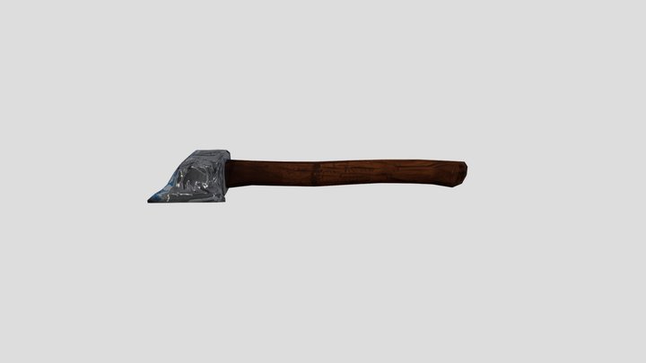 Hacha Modeling and texture 3D Model