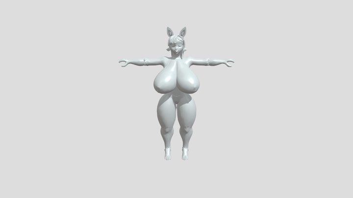 anthropomorphic fox character 3D Model