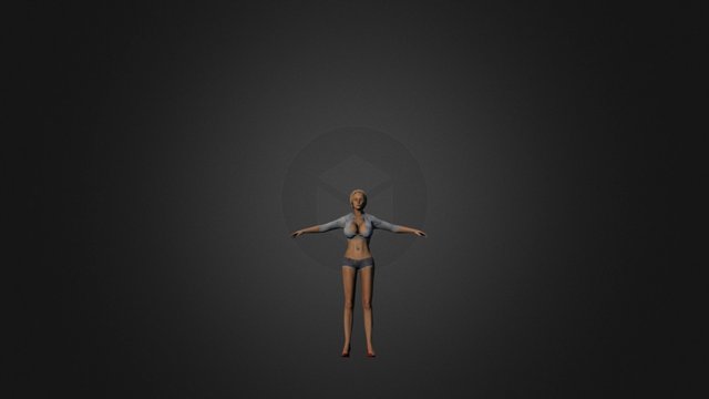 Girl1outsoftbodytest 3D Model