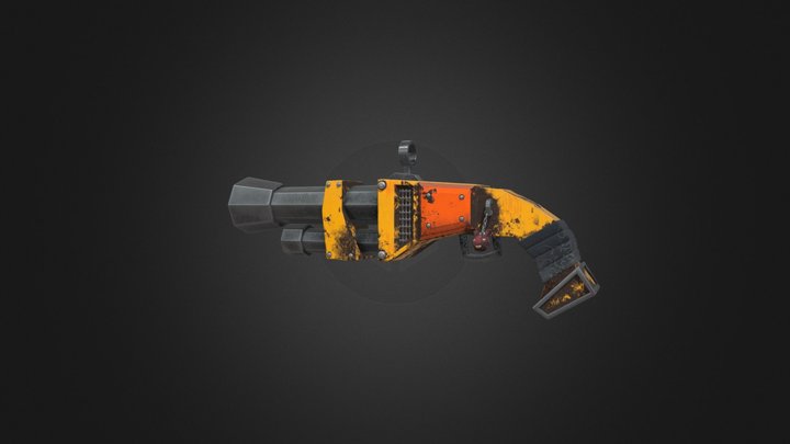 Stylized Gun – Modello 3D gratuito STL