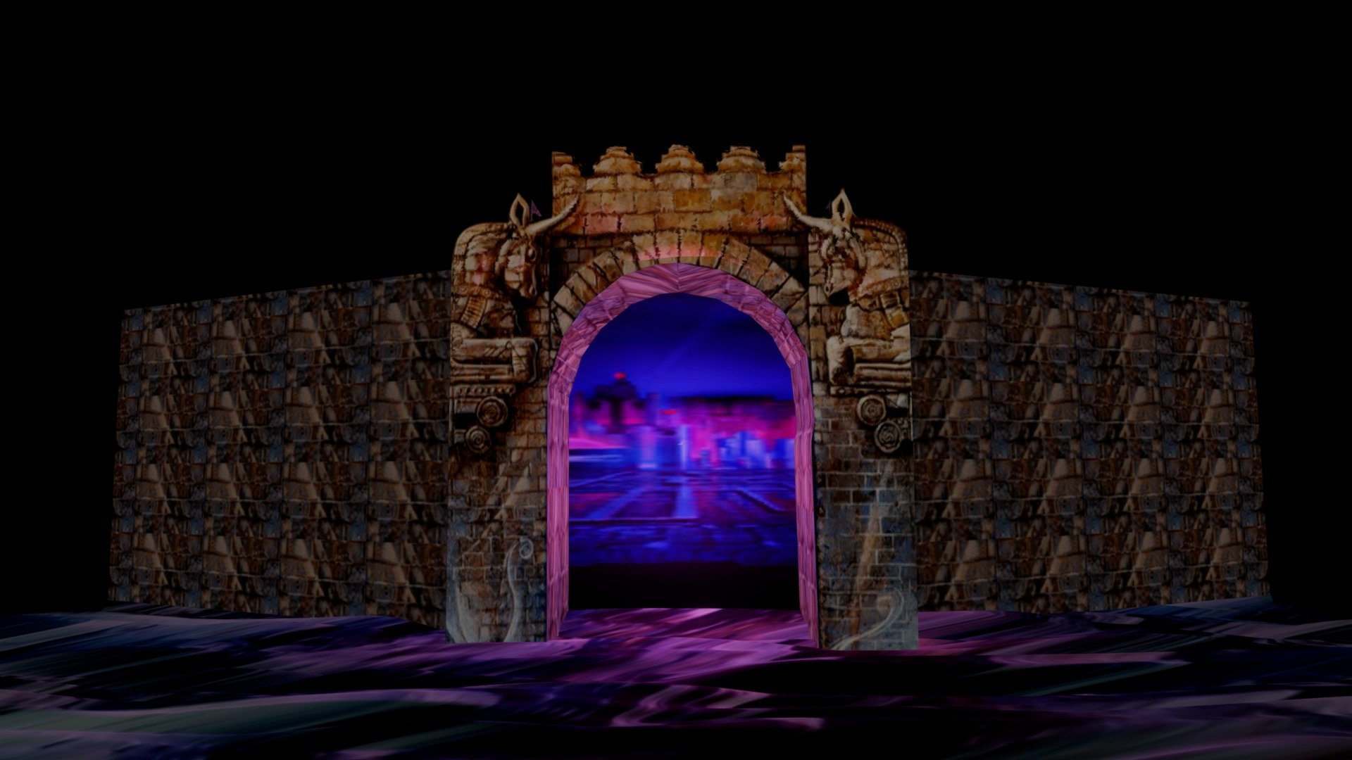 Gate to the Metaverse Snow Crash - Download Free 3D model by tl0615
