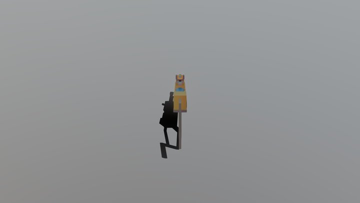 Alarm Gun 3D Model