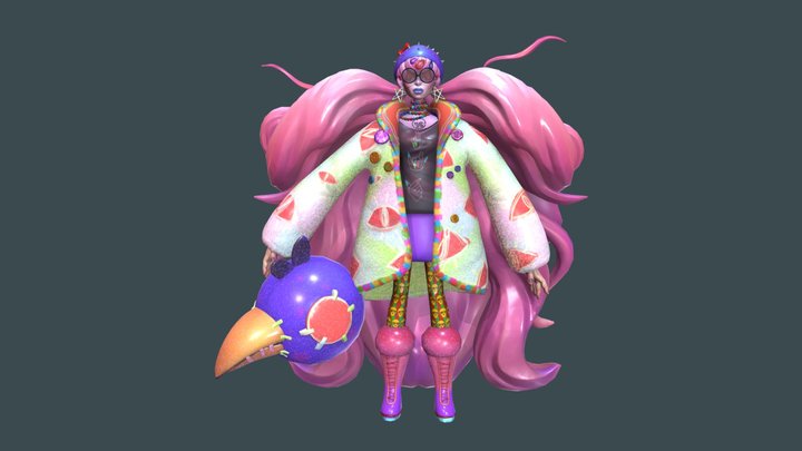 WIP_ Character 3D Model