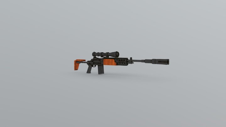 Sniper_gun 3D Model