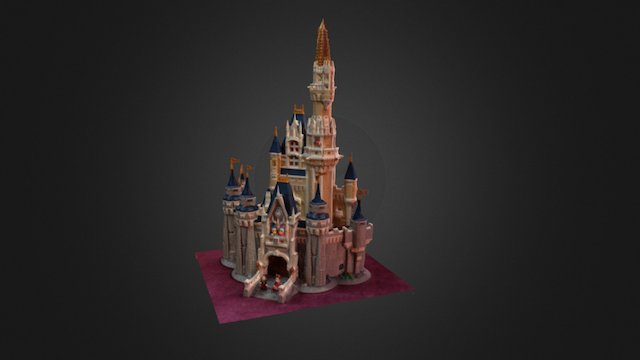 LEGO Disney Castle 3D Model