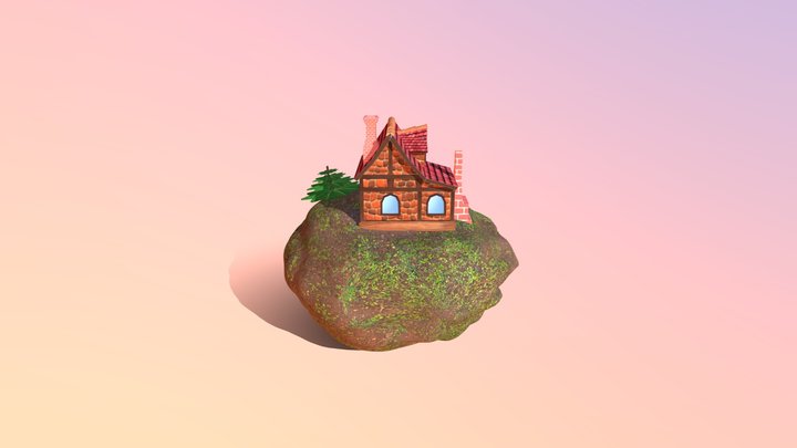 Casa sketchfab Diego Peña - Modelado 3D - EAFIT 3D Model