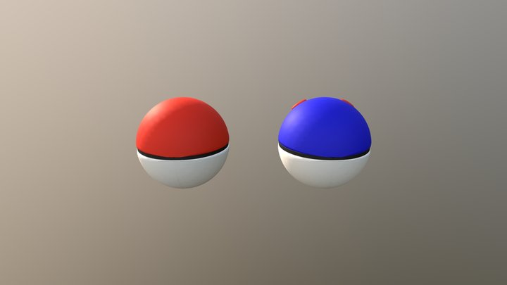 Pokebolas 3D Model