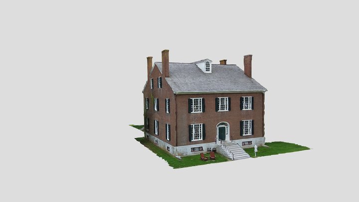 Shaker Village Trustees' Building 3D Model
