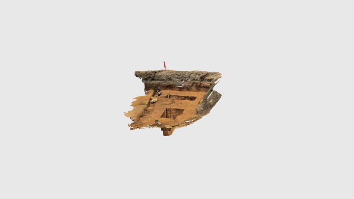 excavation of palaeolithic testpit 3D Model