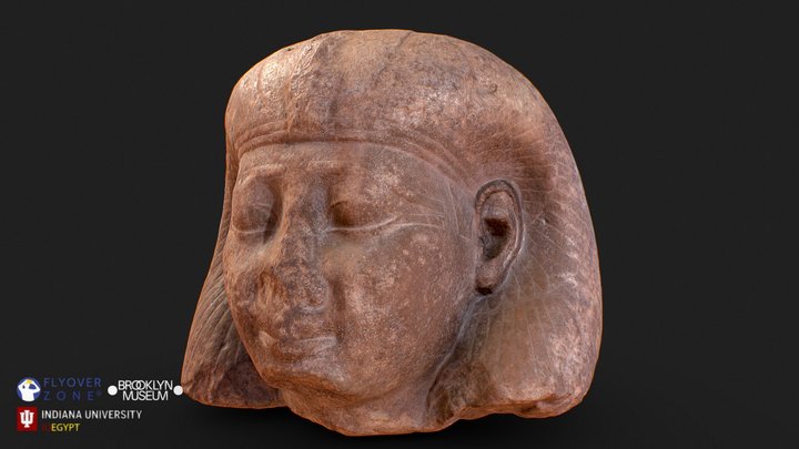 3D rendering of A Queen (head)