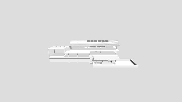 CASA HUDSON 3D FBX 3D Model
