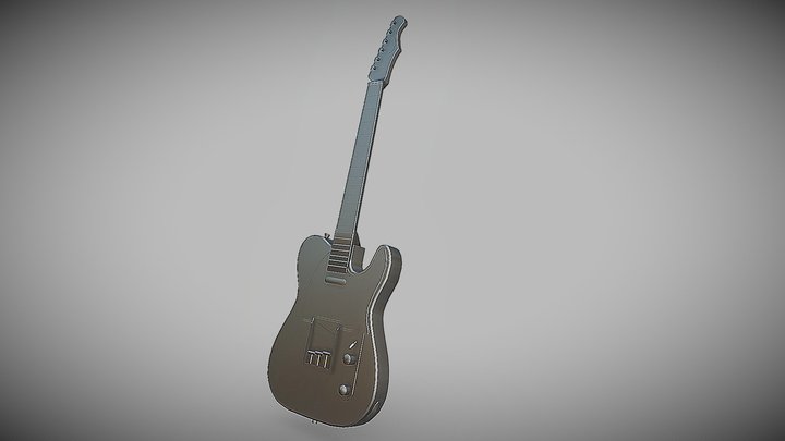 My electric guitar STAGG Telecaster T320 3D Model