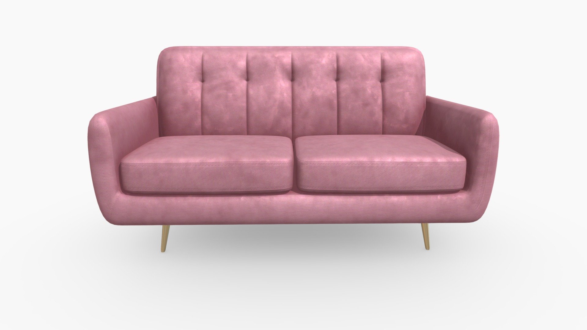 M1035_sofa2PuestosSnowTerciopeloRosa47 — Sketchfab embed 3D viewer