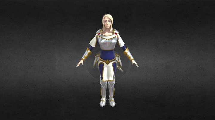 Luxanna Crownguard - Character Model 3D Model