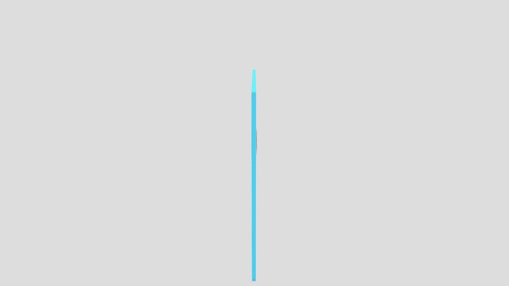 blue animation aligned（导出升维baked3) 3D Model